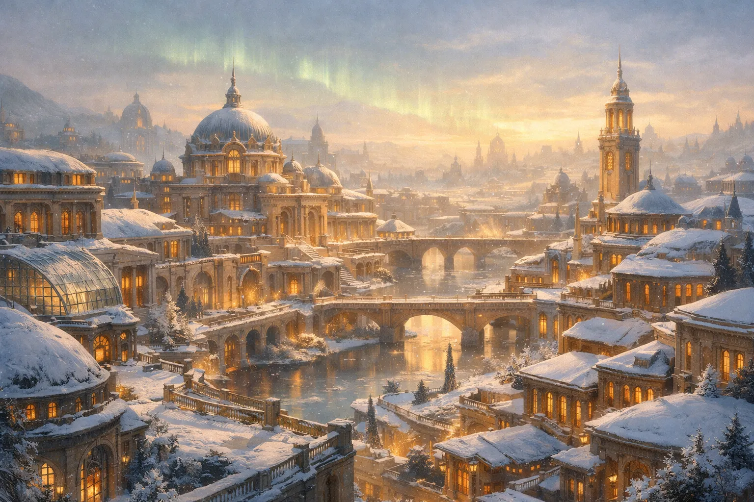 La Cité sous la neige